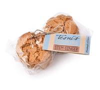 Teoni’s Cookies Stem Ginger Oat Crunch Cookies | Handmade Artisan Biscuits | Warming Ginger Flavour | 300g Pack