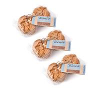 Teoni's Cookies | Stem Ginger Oat Crunch Cookies | 3 x 300g | Hand baked oat cookies with stem and ground ginger for a warming spice and crunchy texture.