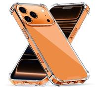 TEOPHA Crystal Clear Case for iPhone 17 Pro Max, Advanced Airbag Drop Protection,Shockproof Protective Phone Case Transparent Thin Slim Cover for iPhone 17 Pro Max 6.9-Inch - Clear