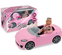 Teorema Giocattoli, Goddess Doll with Pink Convertible Car, Fashion Doll Movable with Elegant Clothing, Toy Car with Realistic Details, Complete Set for Girls 3 Years +