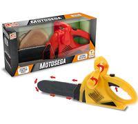 Teorema - Wooden Cutter Chainsaw Toy for Children, Battery Operated with Real Sounds and Functions, Rotary Chain