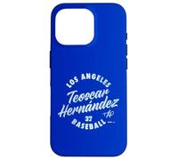 Teoscar Hernández Los Angeles Baseball Vintage Cursive MLBPA Case for iPhone 16 Pro