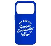 Teoscar Hernández Los Angeles Baseball Vintage Cursive MLBPA Case for iPhone 17 Pro