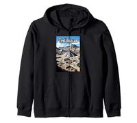 Teotihuacan Ancient City Zip Hoodie
