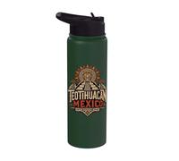 Teotihuacan México Pyramids Stainless Steel Insulated Water Bottle