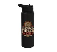 Teotihuacan México Pyramids Stainless Steel Insulated Water Bottle