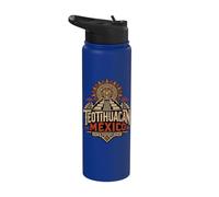 Teotihuacan México Pyramids Stainless Steel Insulated Water Bottle