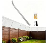 TEOV Cat Proofing Fence Bracket, Heavy-Duty Overhang Angled Brackets, 69cm Long, 4mm Thick, Anti-Rust and Weatherproof Cuttable Animal Garden Fencing for Outdoor Yard Catio