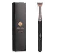 TEOYALL Flat Top Concealer Blush Brush, Synthetic Kabuki Brush for Blending Setting Buffing with Liquid, Cream and Powder Cosmetic