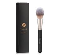 TEOYALL Tapered Blush Brush, Ultra Plush Fluffy Bronzer Brush for Powder | Sweeps blush for natural flush. Dusts bronzer for warm glow. Soft synthetic, no shedding. Large size covers cheeks quickly