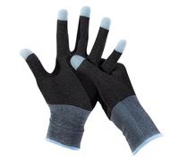 TEOZBLU Gaming Finger Sleeve, Gaming Gloves, Mobile Touch Finger Caps, Mobile Game Finger Sleeve, Touchscreen Gloves, Conductive Fibre Fingertips for Android iOS Mobile Games, Pack of 2