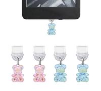 TEOZBLU Kindle Accessories Dust Cover Set 4 Pieces | USB-C/Type-C Port Covers | Perfect Fit in Groove | Party Gift for Book Lovers Kindle Owners