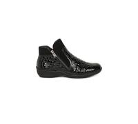 Remonte Womens R7677-03 Leather Zip-Up Boots (Black, UK Footwear Size System, Adult, Women, Numeric, Medium, 5)