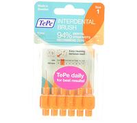 Tepe 0.45 mm Interdent Orange Brushes - Pack of 6