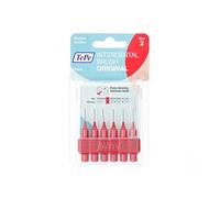 TEPE 0.5mm Interdent Red Brushes, 6 Count ( Pack of 1)