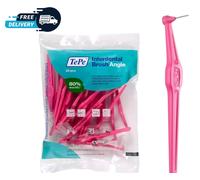 TePe Angle Pink Size 0 - 0.4mm Interdental Brush - 2 Pack of 25 Brushes