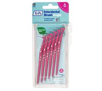 TePe Angle interdental brushs pink (ISO size 0:0.4 mm)/Controlled cleaning of interdental spaces even in hard-to-reach areas/1 x 6 angle interdental brushs