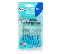 TEPE INTERDENTAL BRUSHES 0.6MM BLUE - 1 PACKETS OF 8 (8 BRUSHES)