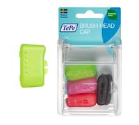 TePe Brush Head Cap, 4pcs, Small Practical Travel Cap for Manual toothbrushes, Suitable for All TePe toothbrushes, Quick Drying of toothbrushes