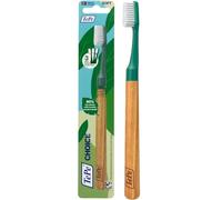 TePe Choice Toothbrush, Soft, Green, 1pc, Wooden Handle
