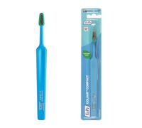 TePe Colour Compact Toothbrush, Extra Soft, Turquoise, 1pc, Soft Bristle Toothbrush with Precise and Gentle Cleaning, Extra Soft Toothbrush for Adults