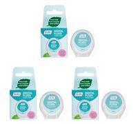 TePe Dental Floss, pfas Free Floss, Multiple Threads and Increase Surface for a Gentle and efficient Cleaning Between Teeth, for no to Narrow Gaps (Pack of 3)