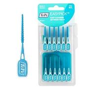 TePe EasyPick Toothpicks, Blue, ISO M-L, 36pcs, Plaque Remover, efficient Clean Between The Teeth, Durable Dental Picks for Small Gaps, Comes with Travel case
