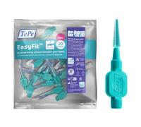 TePe EasyFit, Conical Interdental Brush, Turquoise, S/M, 20pcs | Conical shape to fit many gap sizes, Effective clean between the teeth, Small to medium gaps