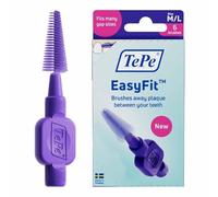 TePe EasyFit, Purple, M/L, 6pcs, Plaque Removal, efficient Clean Between The Teeth, Medium to Large Gaps