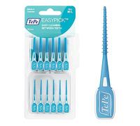 TePe EasyPick Toothpicks, Blue, ISO M-L, 36pcs, Plaque Remover, efficient Clean Between The Teeth, Durable Dental Picks for Small Gaps, Comes with Travel case
