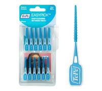 TePe EasyPick Toothpicks, Blue, ISO M-L, 60pcs | Dental plaque removal tool, Effective and easy cleaning between the teeth, Toothpicks for small gaps