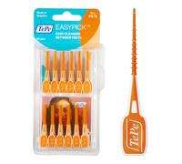 TePe EasyPick Toothpicks, Orange, ISO XS-S, 60pcs, Dental Plaque Removal Tool, efficient and Easy Cleaning Between the Teeth, toothpicks for Narrow G