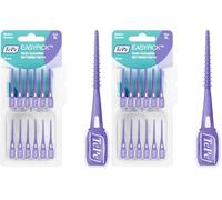 TePe EasyPick Toothpicks, Purple, ISO XL, 36 Count (Pack of 2) | Travel Case Included, Plaque remover, Effective clean between the teeth, Dental picks for wide gaps
