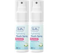 TePe Hydrating Mouth Spray for Dry Mouth, mild Apple and Peppermint, Fluoride Mouth Spray to Ease The Feeling of Dry Mouth, Easy on-The-go (Pack of 2)