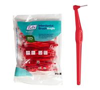 TePe Angle Interdental Brushes - 0.5mm Red - Size 2 small gaps (Pack of 25)