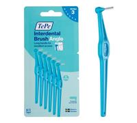 TePe Interdental Brush Angle, Blue, 0.6mm/ISO 3, 6pcs, Carton Pack