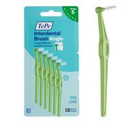 TePe Interdental Brush Angle, Green, 0.8mm/ISO 5, 6pcs, Carton Pack