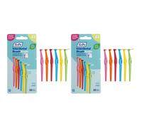 TePe Interdental Brush Angle Mixed Pack 0.4|0.8mm/ISO 0|5 6pcs Interspace Cleaning Plaque
