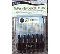 TePe Interdental Brush Black 1.5 mm 6 Pieces 2 Packs Offer