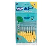 TePe Interdental Brush, Extra Soft, 0.7 mm, Set of 24, Light Yellow