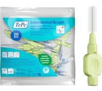 TePe Interdental Brush, Extra Soft, Green, 0.8mm/ISO 5, 20pcs | Plaque removal,
