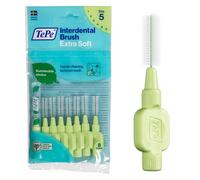 Tepe Extra Soft Interdental Brushes Green - 8 x 0.8mm Brushes