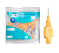 TePe Interdental Brush, Extra Soft, Orange, 0.45mm/ISO 1, 20pcs, Teeth Cleaning Plaque Removal, efficient Clean Between Teeth, for Narrow Gaps