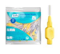 TePe Interdental Brush, Extra Soft, Yellow, 0.7mm/ISO 4, 20pcs