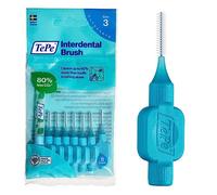 TePe Interdental Brush, Original, Blue, 0.6mm/ISO 3, 8pcs, plaque removal, efficient clean between the teeth, tooth floss, for small gaps
