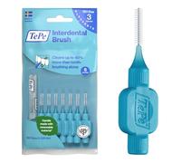 TePe Interdental Brush, Original, Blue, 0.6mm/ISO 3, 8pcs, Plaque Removal, efficient Clean Between The Teeth, Tooth Floss, for Small Gaps