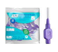 TePe Interdental Brush, Original, Purple, 1,1mm/ISO 6, 20pcs, efficient Cleaning Between Teeth, Plaque Remover and Dental flosser for Large Gaps