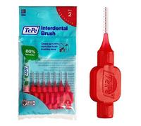 TEPE Interdental Brushes Red Original (0.5mm) / Simple and effective cleaning of interdental spaces / 1 x 8 brushes