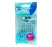TePe Interdental Brushes 0.6mm Blue Brushes, 8 Count (Pack of 2)