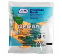 TePe Interdental Brush, Extra Soft, Orange, 0.45mm/ISO 1, 20pcs, Teeth Cleaning Plaque Removal, efficient Clean Between Teeth, for Narrow Gaps